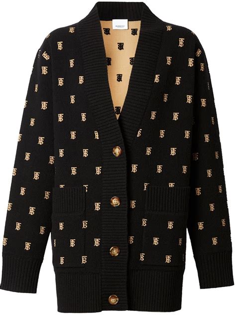 black and cream sweater cardigan burberry women|burberry tank tops women's.